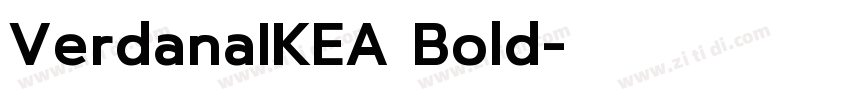 VerdanaIKEA Bold字体转换